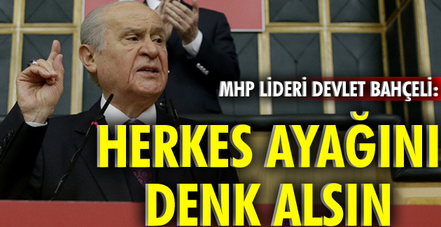 Bahçeli Uyardı!