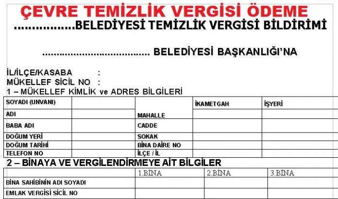 Emlak Ve Çevre Temizlik Vergisi İl Dönemi Başladı