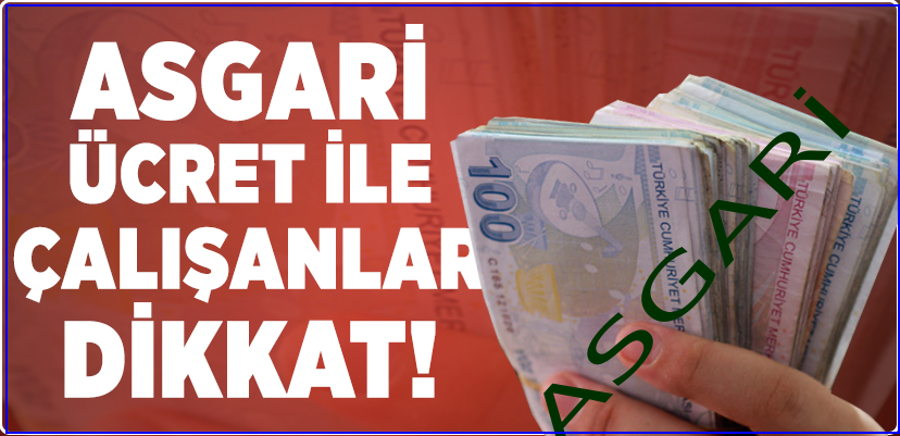 ASGARİ ÜCRETTE ÇETİN PAZARLIK!