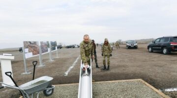 Aliyev Füzuli-Şuşa karayolunun temelini attı