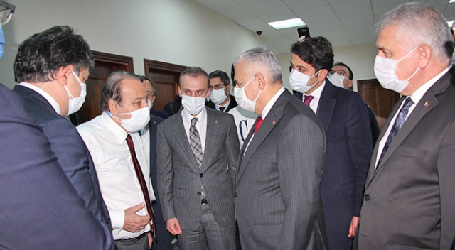 Binali Yıldırım Yerli Aşı üretim fabrikasını ziyaret etti