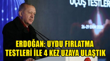 Tayyip Erdoğan: Türkiye’de Uydu fırlatma merkezi kurmaktayız.