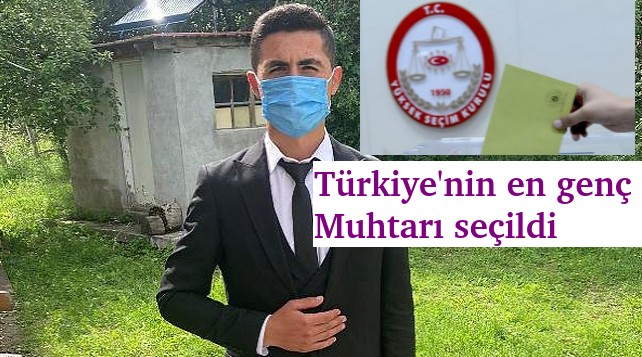 18 yaşında mahalle muhtarı seçildi