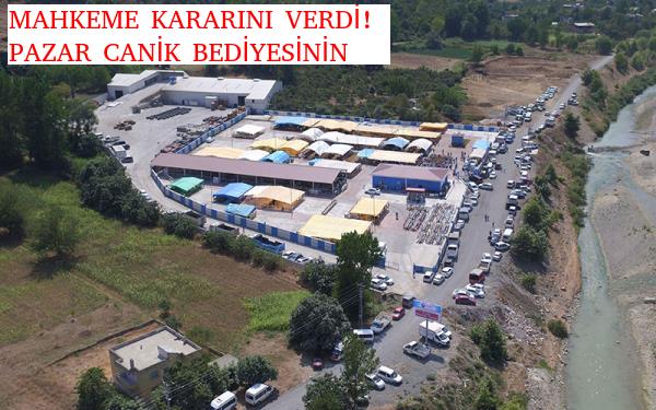 CANİK “HAYVAN PAZARI” İÇİN KARAR VERİLDİ!