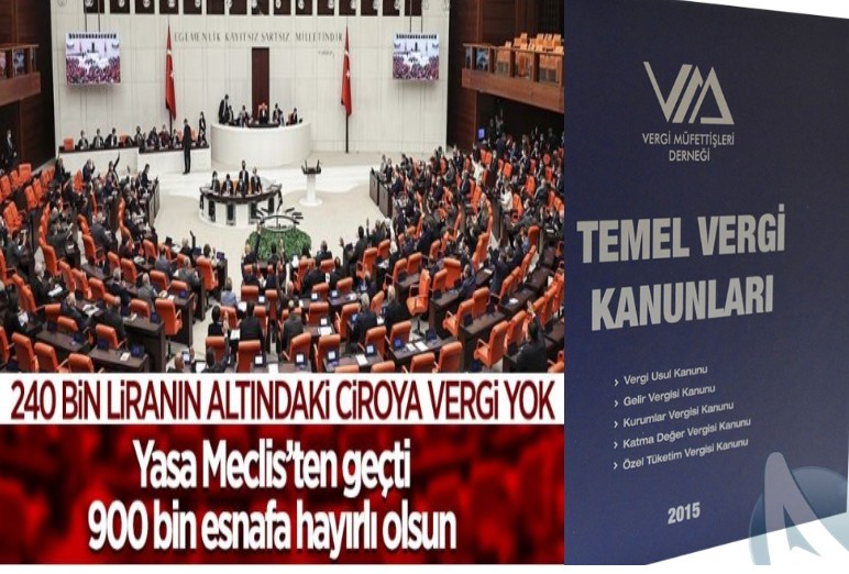 KÜÇÜK ESNAF VERGİDEN MUAF!