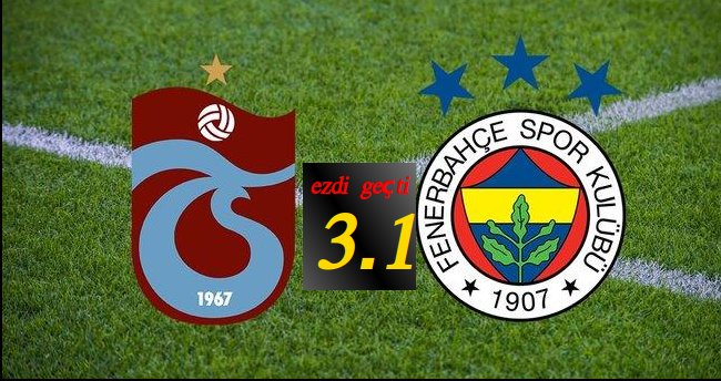 TRABZONSPOR EZDİ GEÇTİ!    3.1
