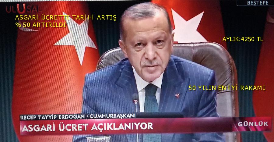 ASGARİ ÜCRETE TARİHİ ZAM!