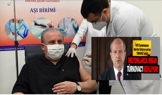 MECLİS BAŞKANI ŞENTOP,TURKOVAC AŞISINI TERCİH ETTİ