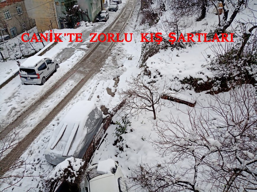 SAMSUN’DA YOĞUN KIŞ ŞARLARI DEVAM EDİYOR!