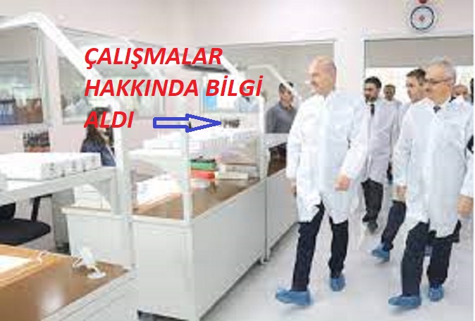 SÜLEYMAN SOYLU,DARPHANE’Yİ ZİYARET ETTİ