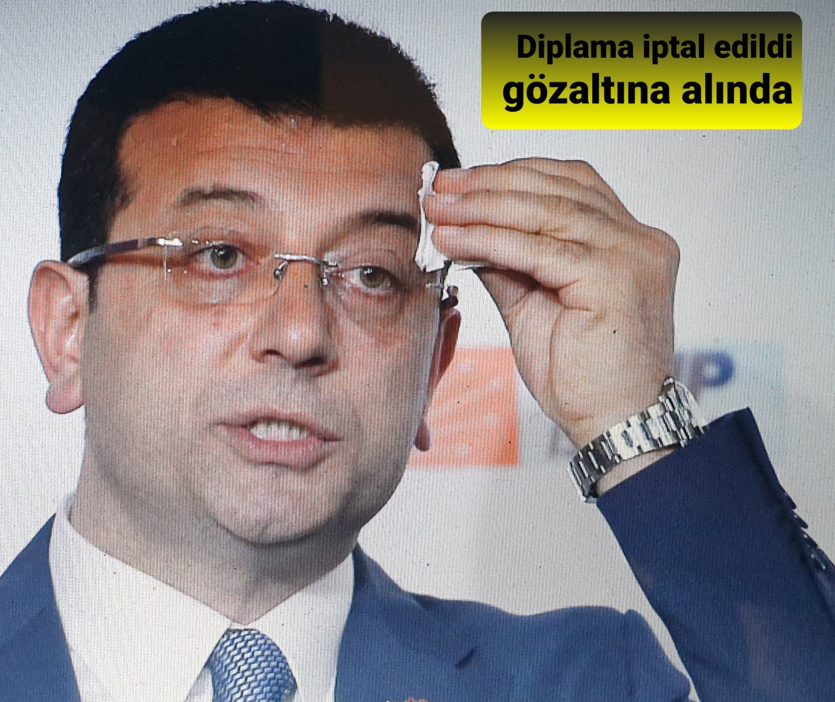 EKREM  İMAMOĞLU “ÖZALTINDA” DİPLOMASI İPTAL EDİLDİ