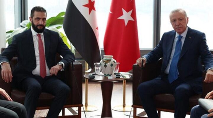 Cumhurbaşkanı Erdoğan, Suriye Cumhurbaşkanı Şara ile görüştü